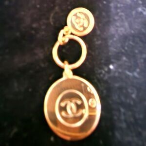 Chanel Goldtone Medallion Charm